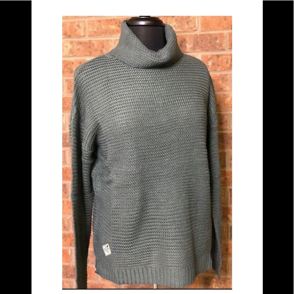 Simply Southern dark gray turtleneck